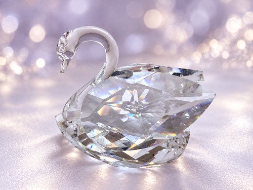 Swarovski schwan aus klarem - schwan,
