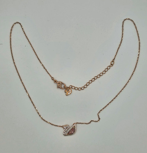 Swarovski rosegold halskette - swarovski,