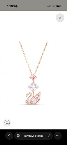 Swarovski schwan halskette - swarovski,