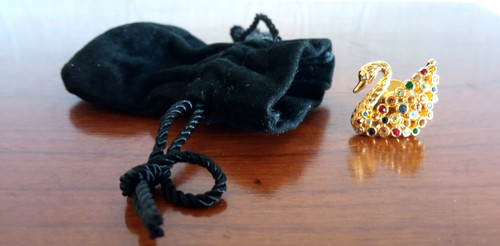 Swarovski pin schwan karat - pin,