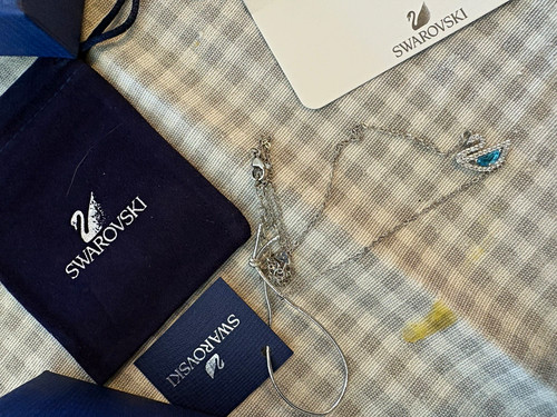 Swarovski schwan anhänger - swarovski,