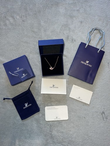 Swarovski schwan halskette - schwan, neu