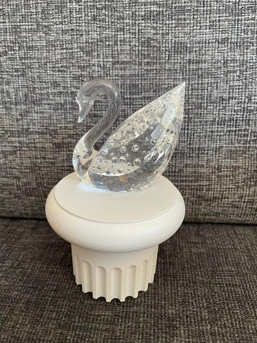 Swarovski schwan mit sockel - swarovski,