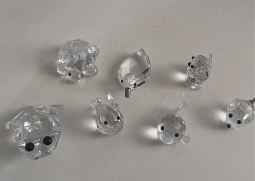 Swarovski kristall figuren - 7x,