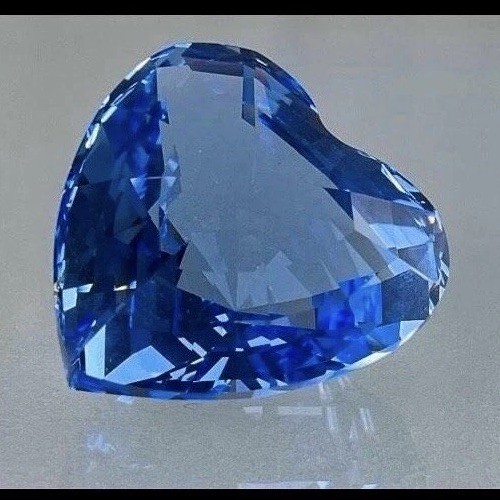 Schönes swarovski herz - schönes, blau