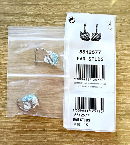 Swarovski ohrstecker schwan - swarovski,